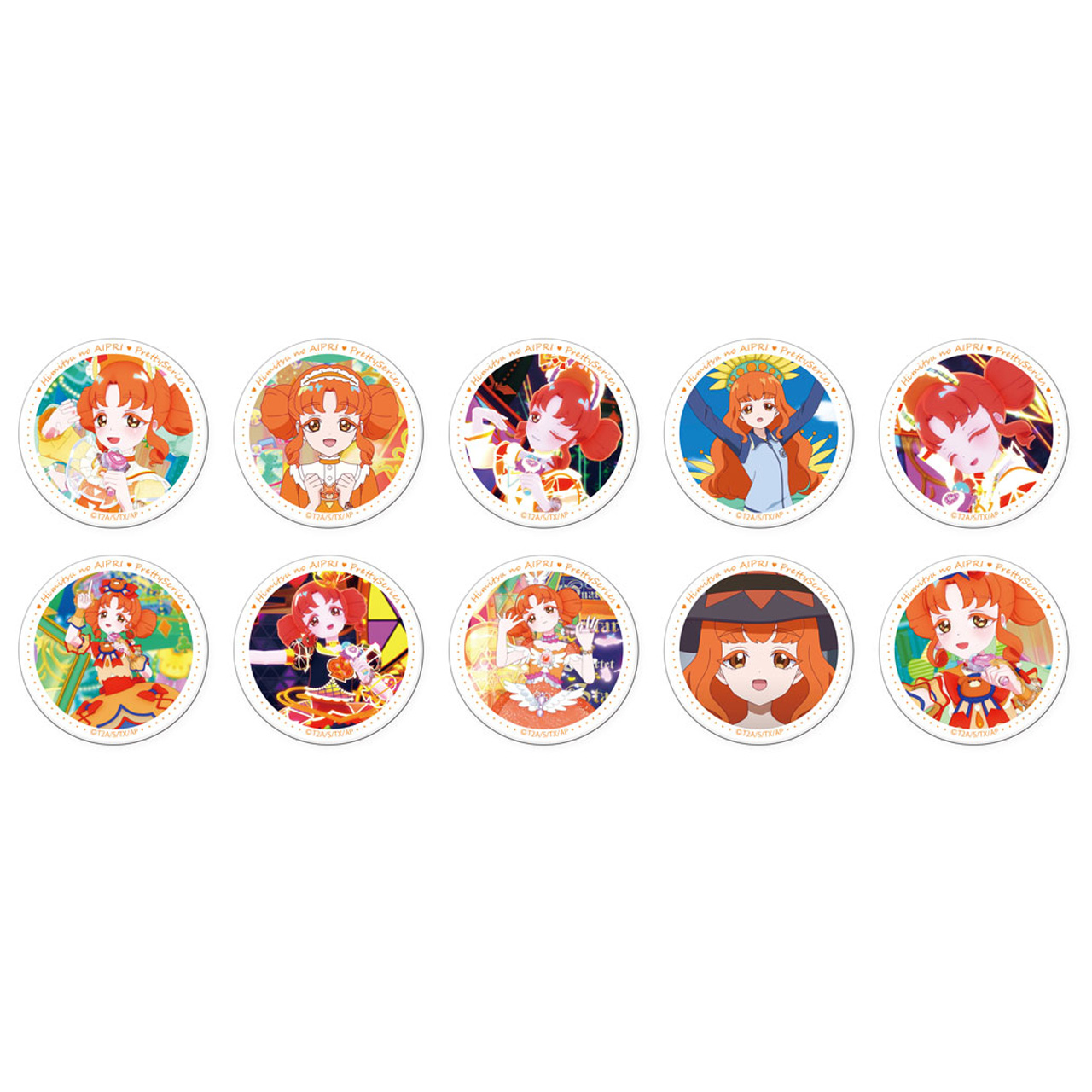 ひみつのアイプリ_リンリンいっぱい！缶バッジ 全10種（トレーディング）【BOX／10個入り】