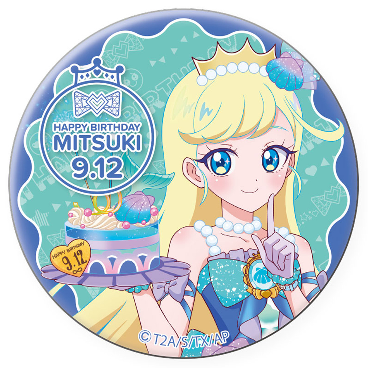 プリティーシリーズ_ハピプリバースデー202509　缶バッジみつき