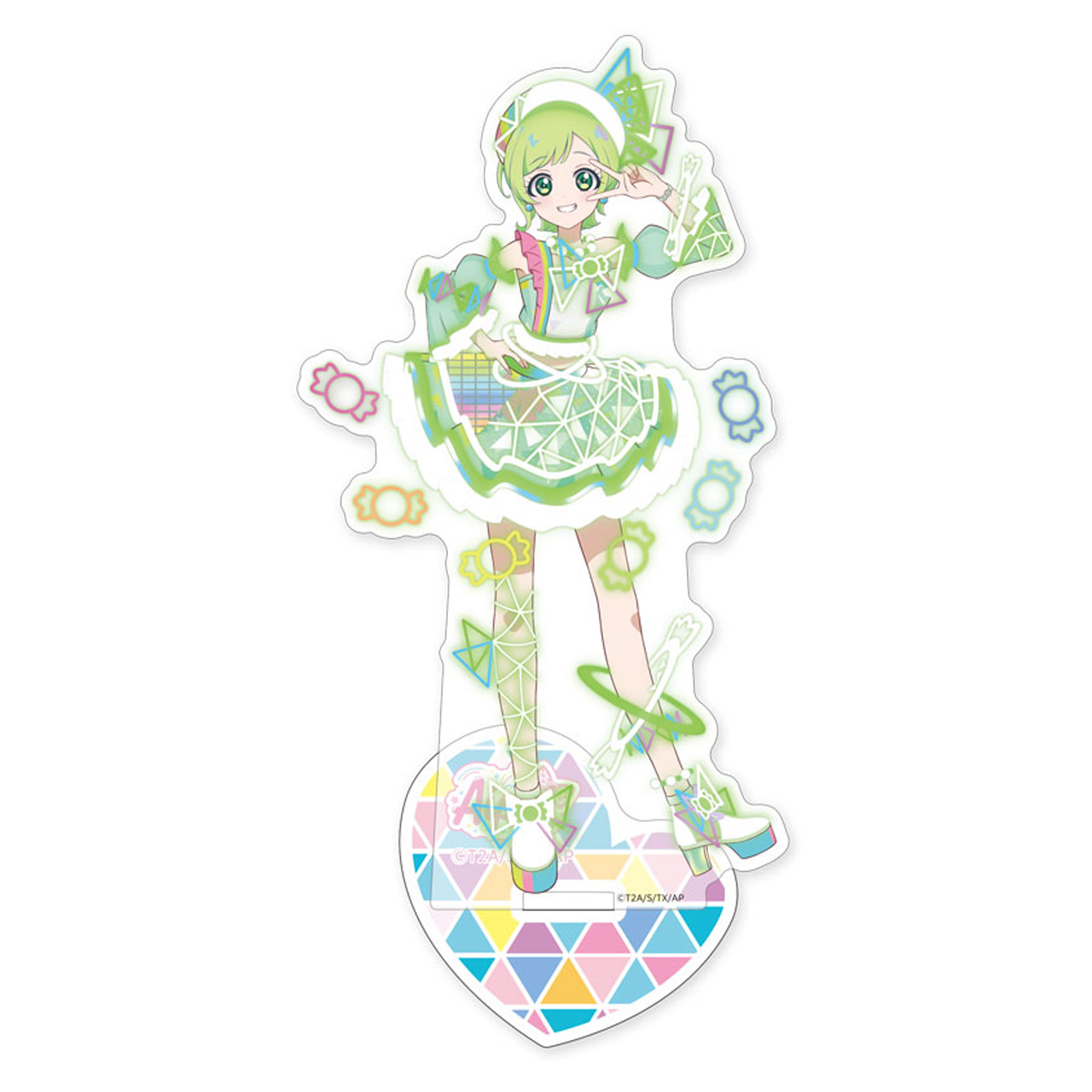 ひみつのアイプリ_カードイラストちょっとでかすた！アイリA