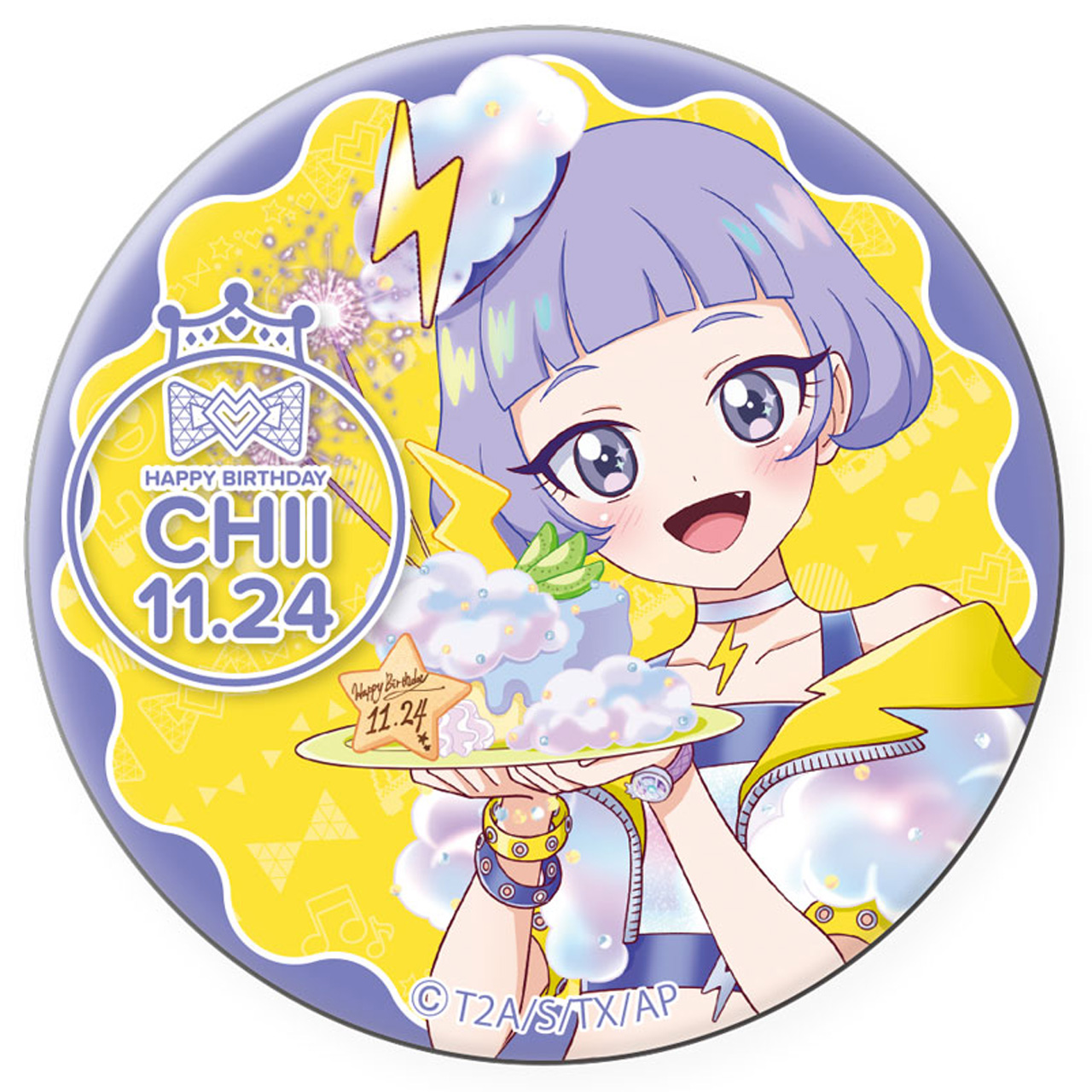 プリティーシリーズ_ハピプリバースデー202511　缶バッジチィ