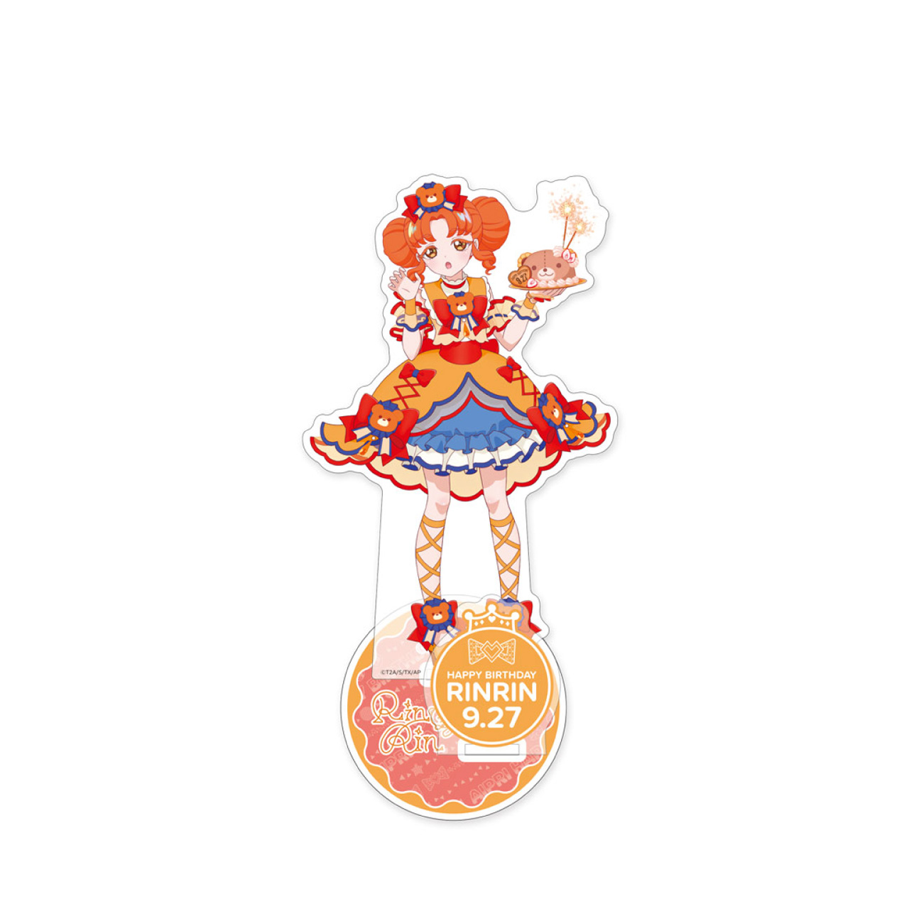 プリティーシリーズ_ハピプリバースデー202509　アクリルスタンドリンリン