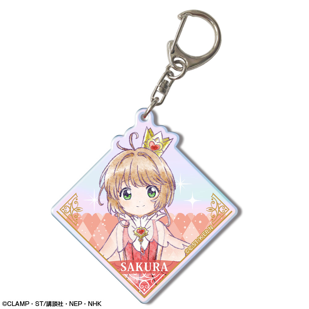 カードキャプターさくら クリアカード編_オーロラアクリルキーホルダー デザイン03(木之本 桜/C)