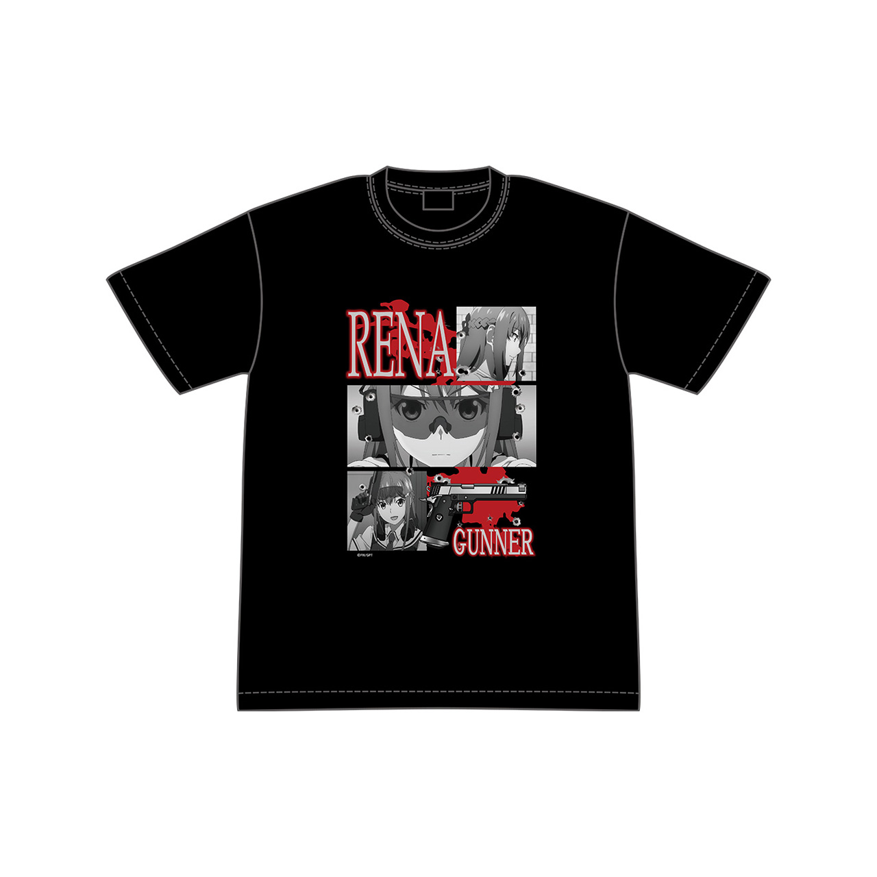 グリザイア：ファントムトリガー_サイズM_GUNNER・レナ Tシャツ
