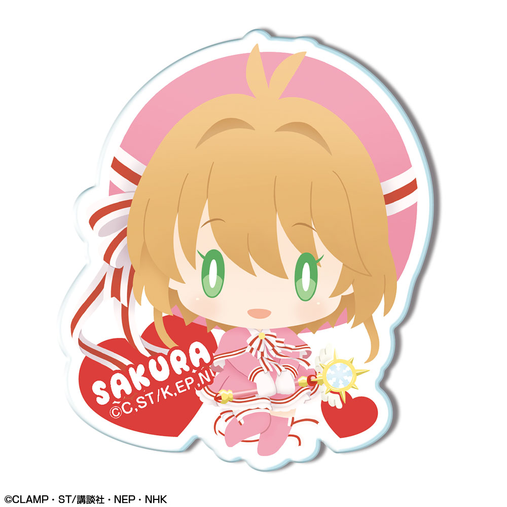 カードキャプターさくら クリアカード編_アクリルバッジ デザイン06(木之本 桜/F)