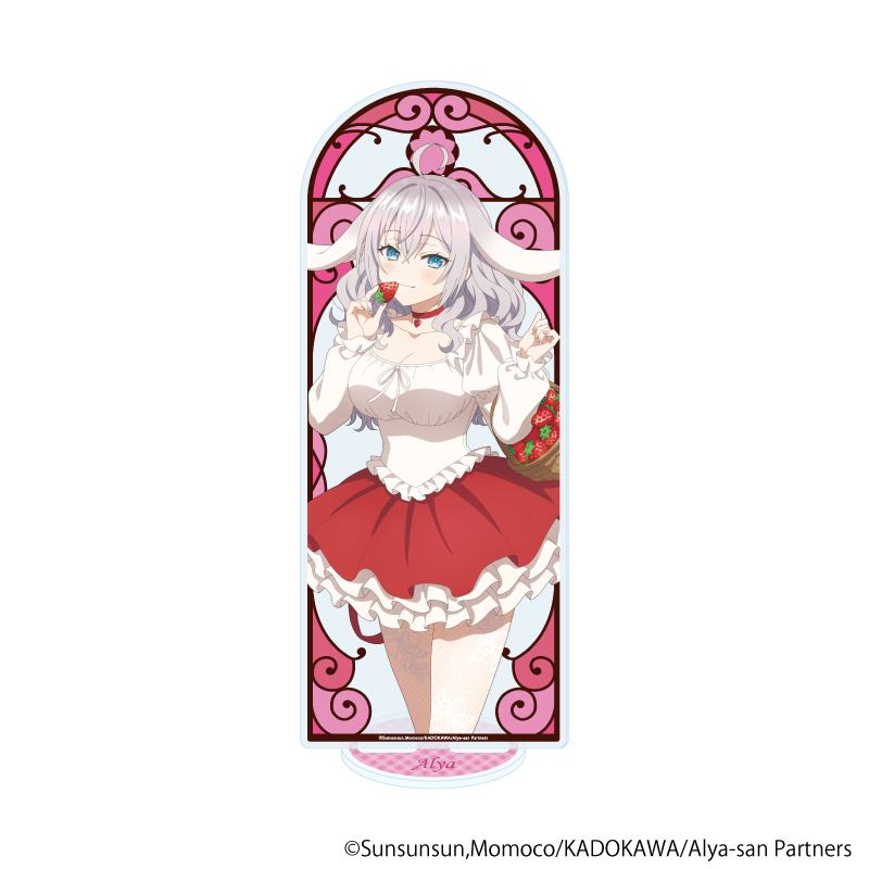 時々ボソッとロシア語でデレる隣のアーリャさん_BIGアクリルスタンド01/アーリャ フルーツ×アニマルver.(描き下ろしイラスト)