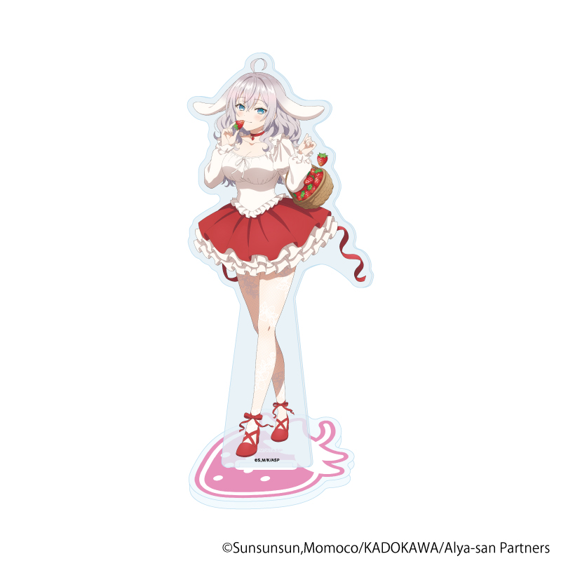 時々ボソッとロシア語でデレる隣のアーリャさん_アクリルスタンド05/アーリャ フルーツ×アニマルver.(描き下ろしイラスト)