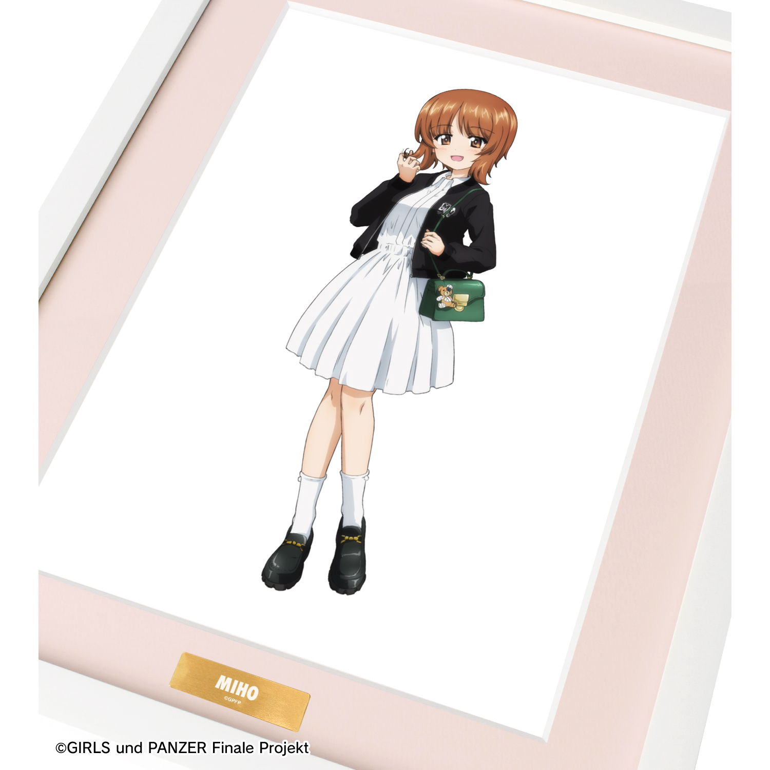 ガールズ＆パンツァー 最終章 西住みほ コラボウオッチ着用　キャラファイングラフ ガールズ＆パンツァー 最終章 - 描き下ろしイラスト 西住みほ