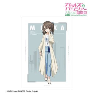 ガールズ＆パンツァー 最終章_描き下ろし ミカ デート私服ver. A3マット加工ポスター