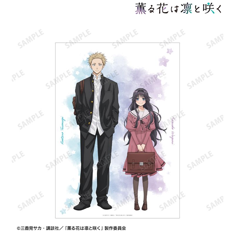 非売品！薫る花は凛と咲く。ツタヤ販促用特大ポスター！B2サイズ。 TVアニメ「薫る花は凛と咲く」のポップアップショップ開催決定