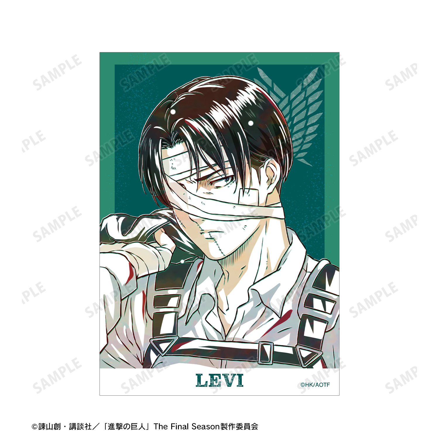 進撃の巨人_リヴァイ Ani-Art 第4弾 ブロマイド2枚セット | 公式