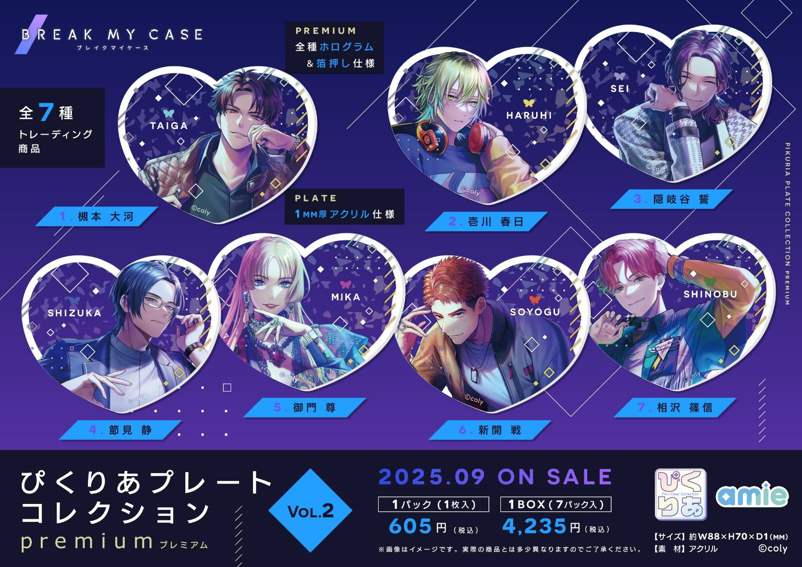ブレイクマイケース_ぴくりあプレートコレクション premium Vol.2【BOX／7パック入り】