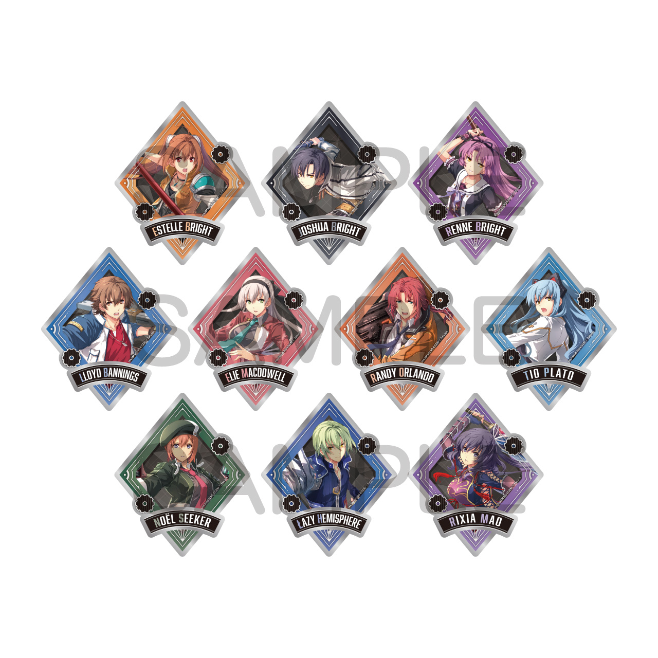 英雄伝説シリーズ　創の軌跡_トレーディングステッカーvol.2　【BOX／10個入り】【コンプリートセット】