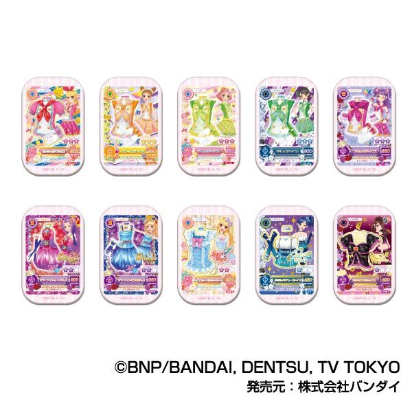 アイカツ!_スクエアCANバッジ アイカツ! A BOX【BOX／10個入り