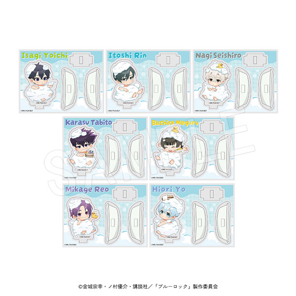 ブルーロック_トレーディングアクリルスタンド お風呂ミニキャラVer.【BOX／7個入り】