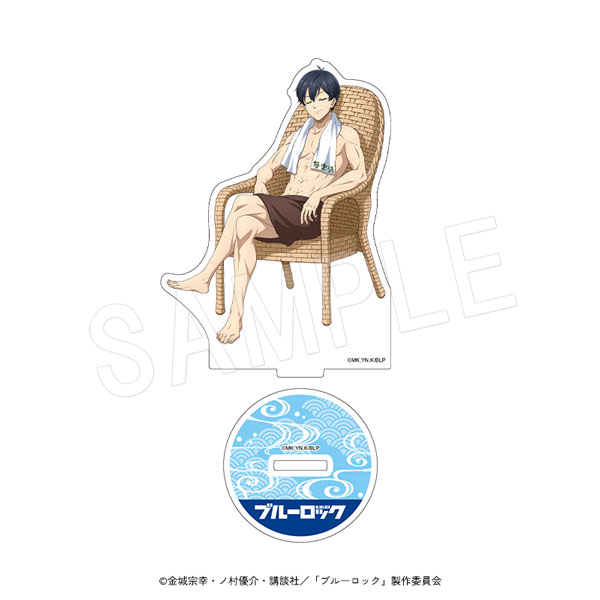 ブルーロック_アクリルフィギュアスタンド お風呂Ver. 潔世一