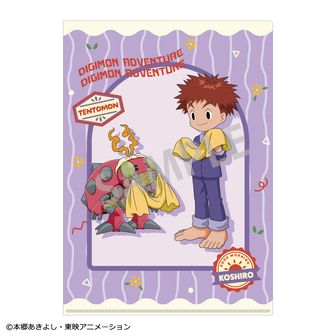 デジモンアドベンチャー_A4シングルクリアファイル_八神太一＆アグモン