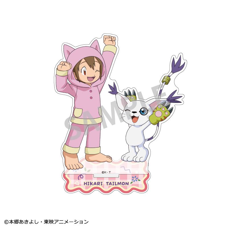 デジモンアドベンチャー_アクリルスタンド 八神ヒカリ＆テイルモン