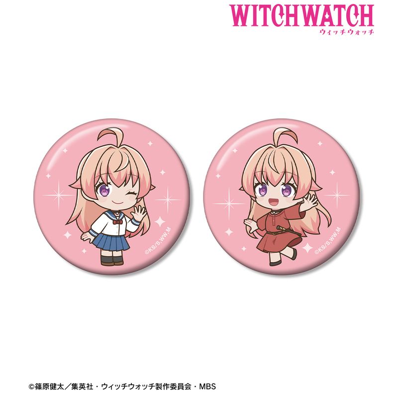 ウィッチウォッチ_若月ニコ ちびキャラ 缶バッジ2個セット | ウィッチ
