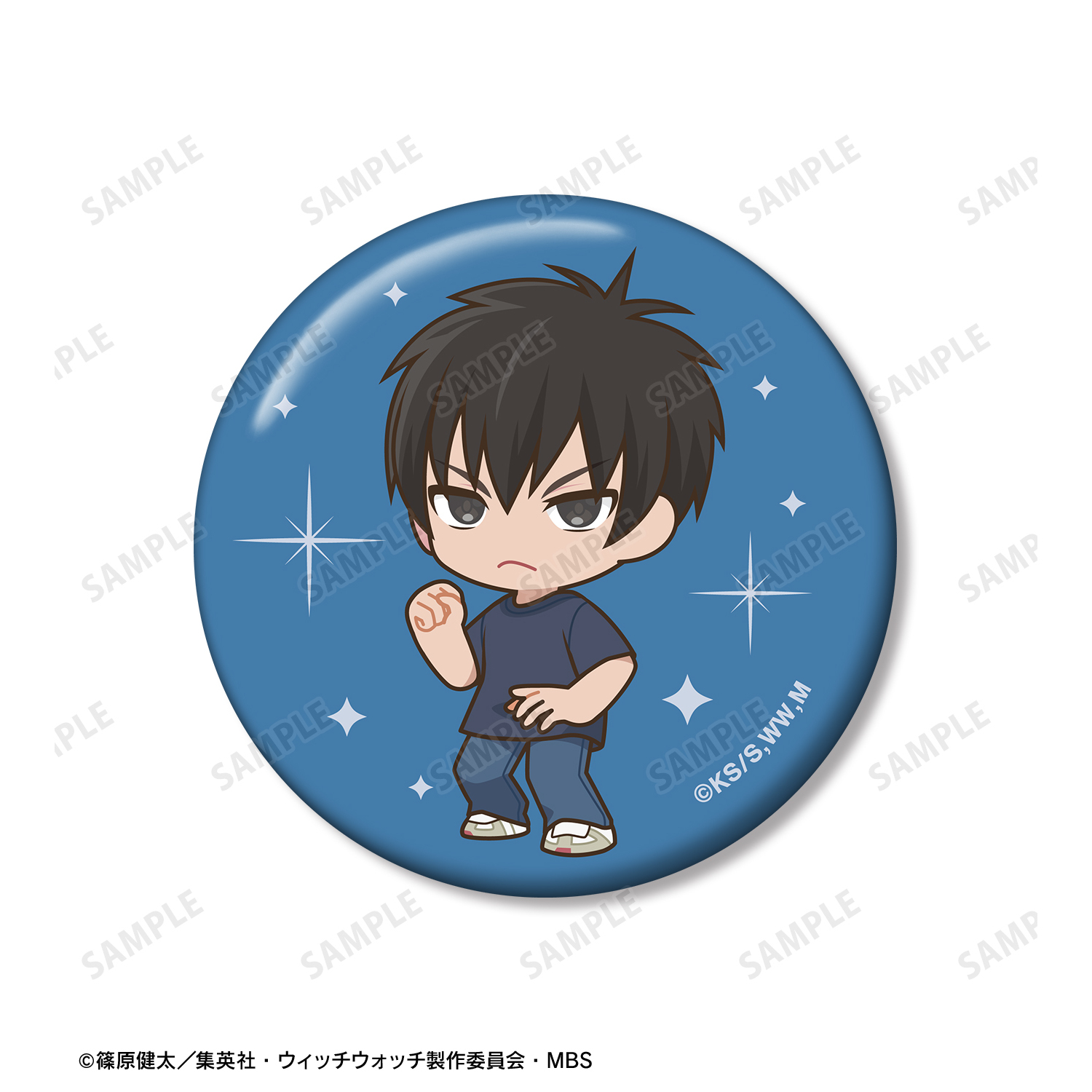 ウィッチウォッチ_乙木守仁 ちびキャラ 缶バッジ2個セット