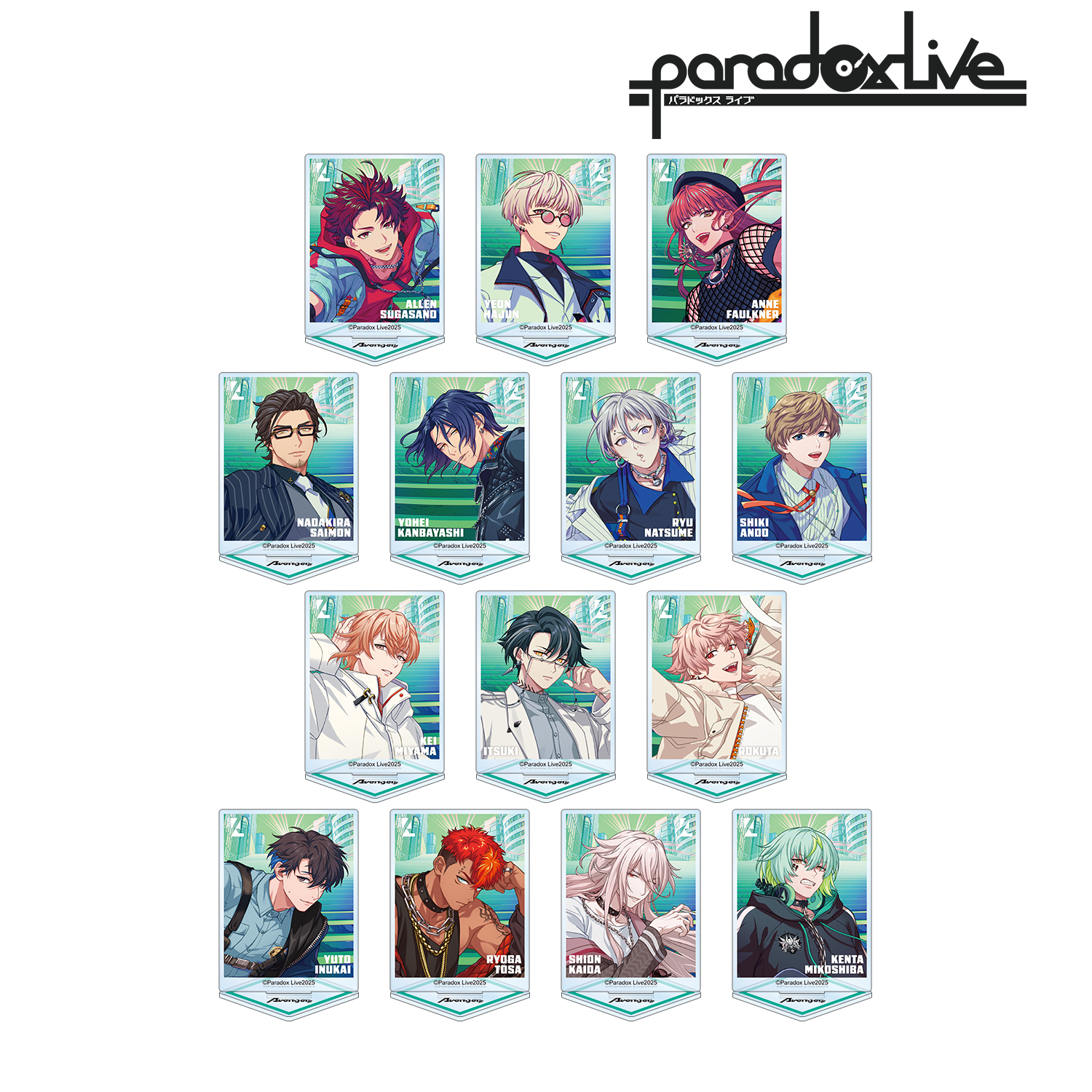 Paradox Live_Battle of Unity トレーディングアクリルスタンド ver.A(単位/コンプリートBOX)（BOX/14個入り）
