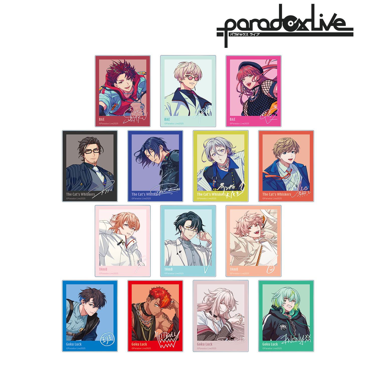 Paradox Live_Battle of Unity トレーディングアクリルカード