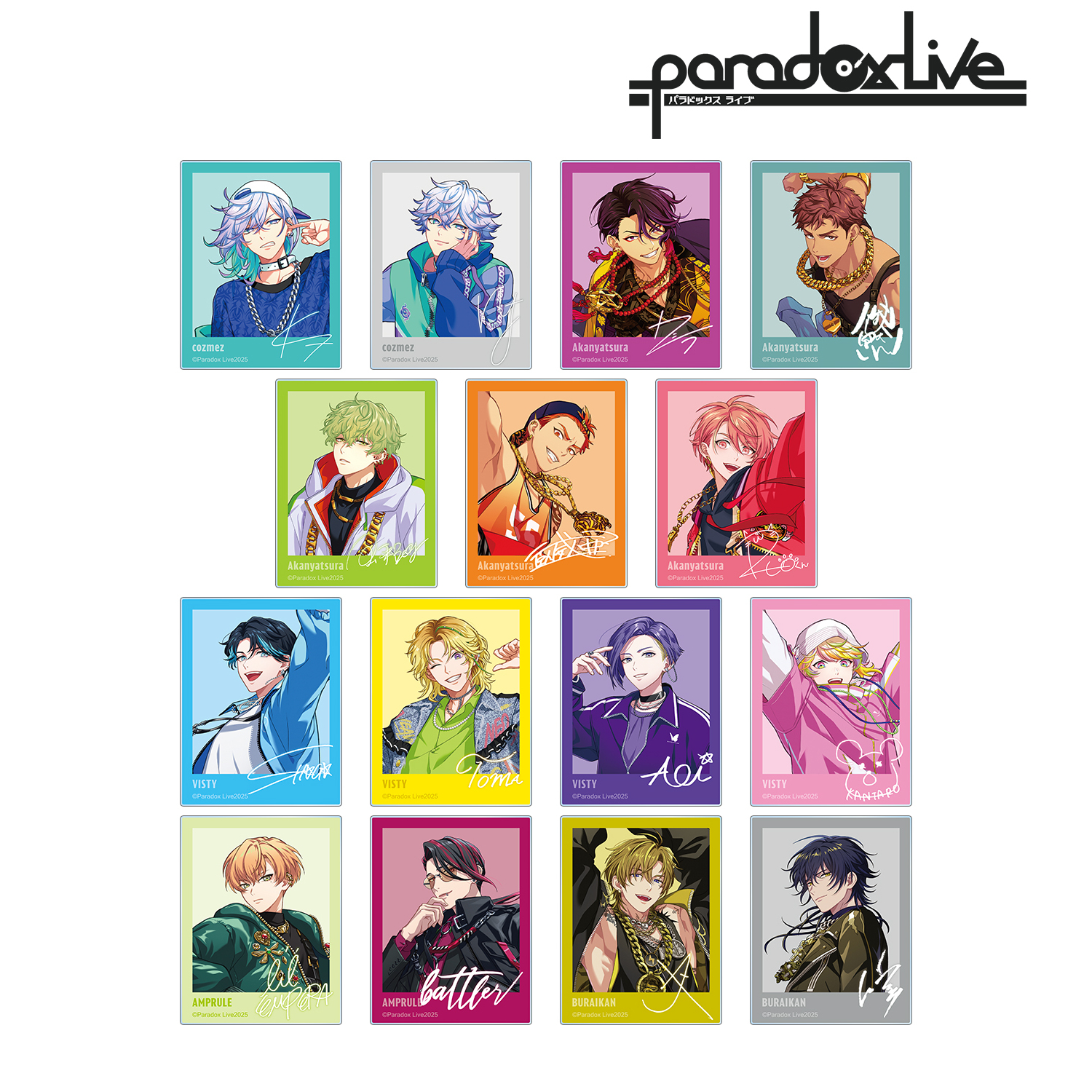 Paradox Live_Battle of Unity トレーディングアクリルカード