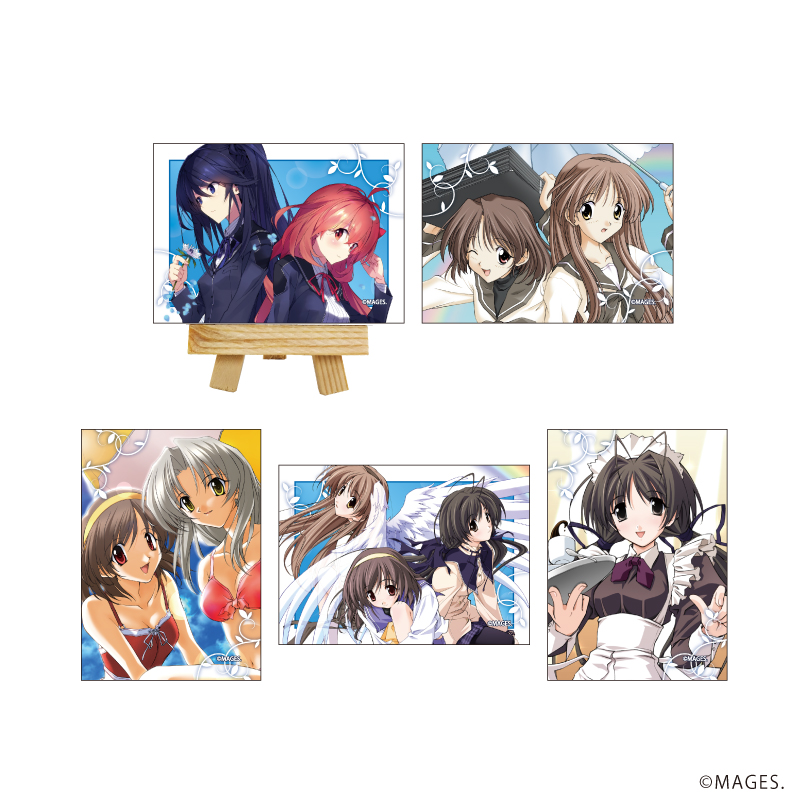 メモリーズオフシリーズ_キャンバスボードミニ01/コンプリートセット(全5種)(公式イラスト)【OPP/5個入り】