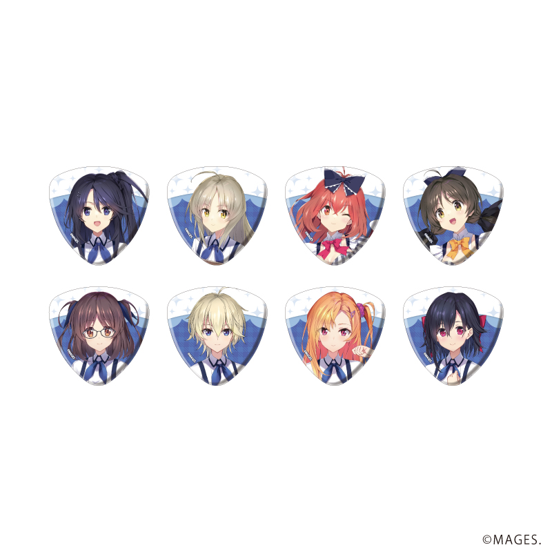 メモリーズオフシリーズ_ピック型缶バッジ01/コンプリートセット(全8種)(公式&描き下ろしイラスト)【コンプリートセット/8個入り】