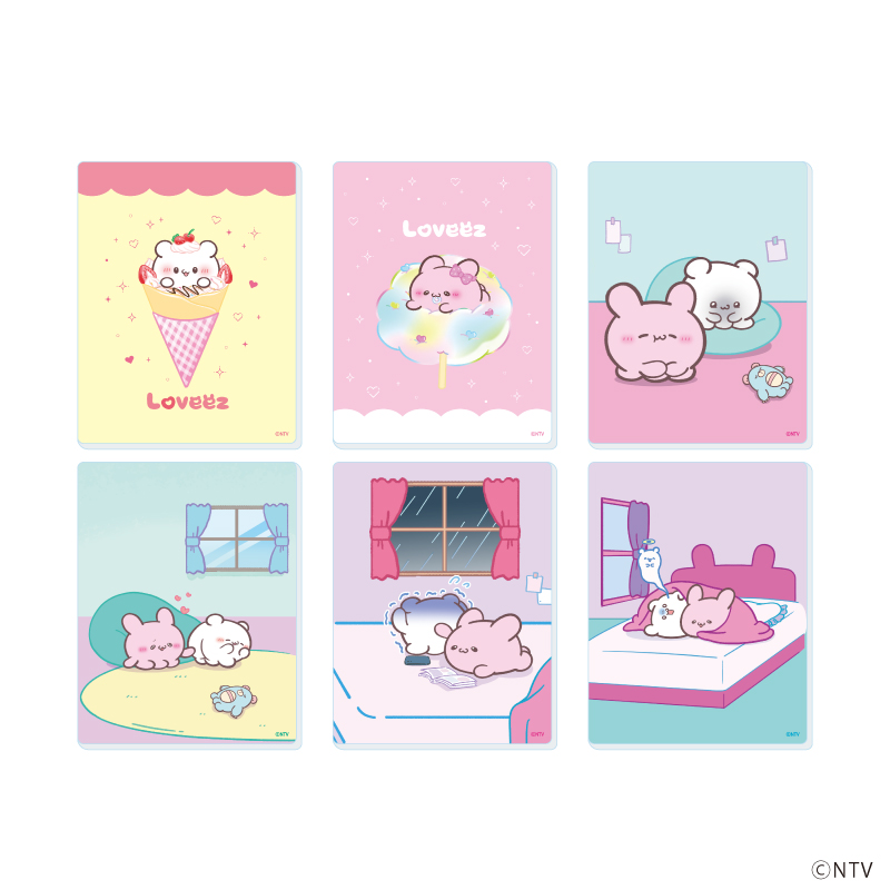 らぶいーず_アクリルカード01/コンプリートセット(全6種)(公式&描き下ろしイラスト)【コンプリートセット/6個入り】