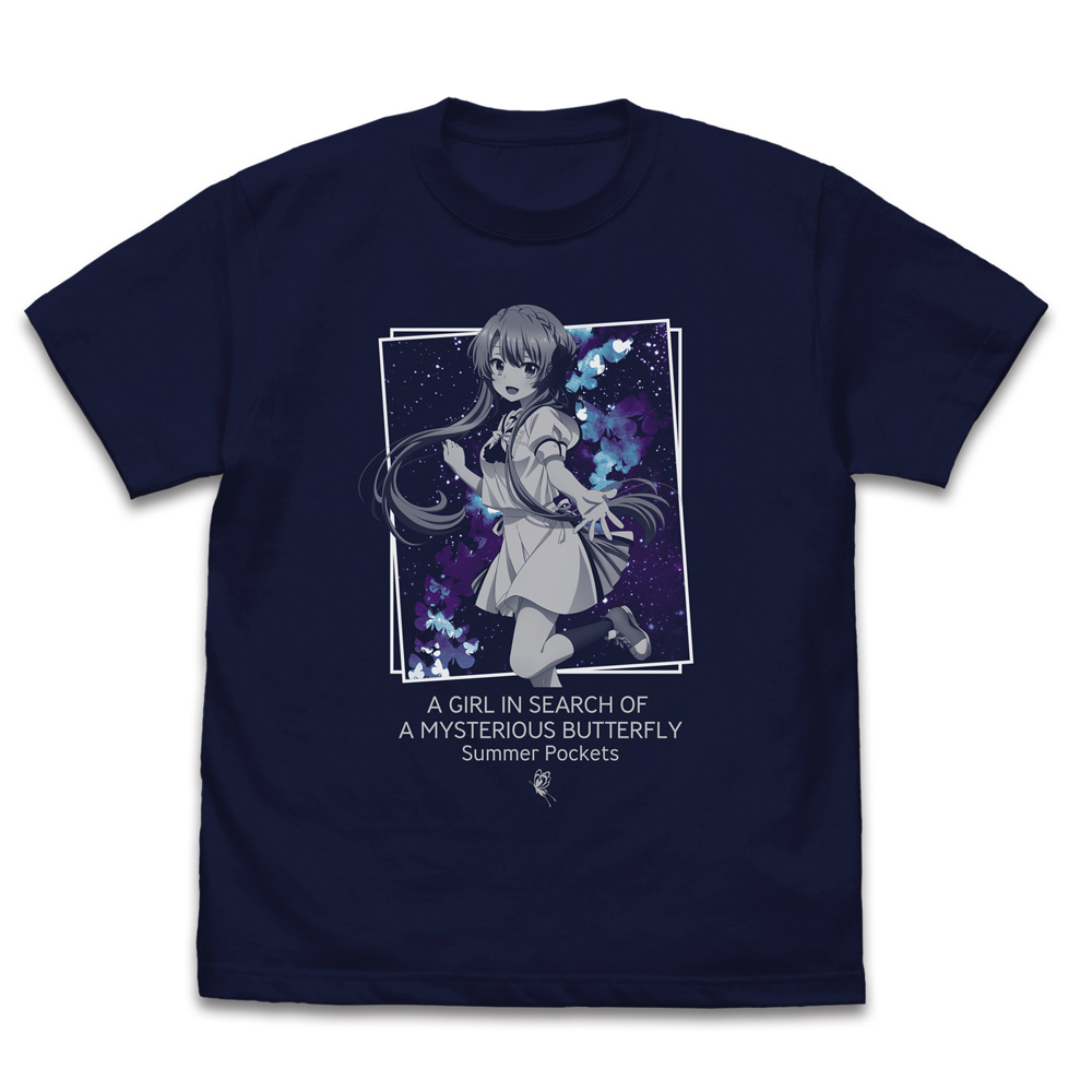 Summer Pockets_Mサイズ_空門蒼 Tシャツ/NAVY
