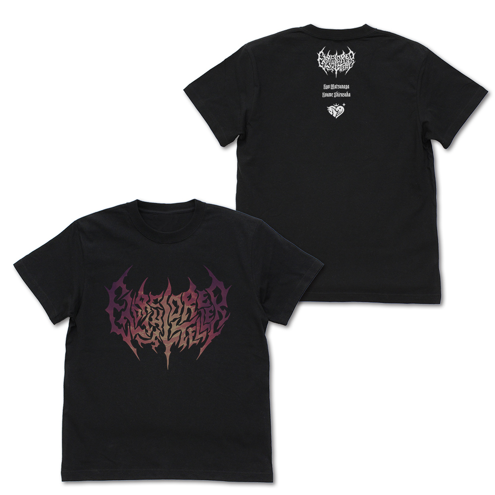 アイドルマスター シンデレラガールズ_Mサイズ_エルドリッチ・ロアテラー ロゴ Tシャツ/BLACK