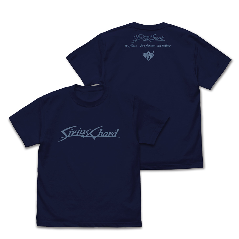 アイドルマスター シンデレラガールズ_XLサイズ_Sirius Chordロゴ Tシャツ/NAVY