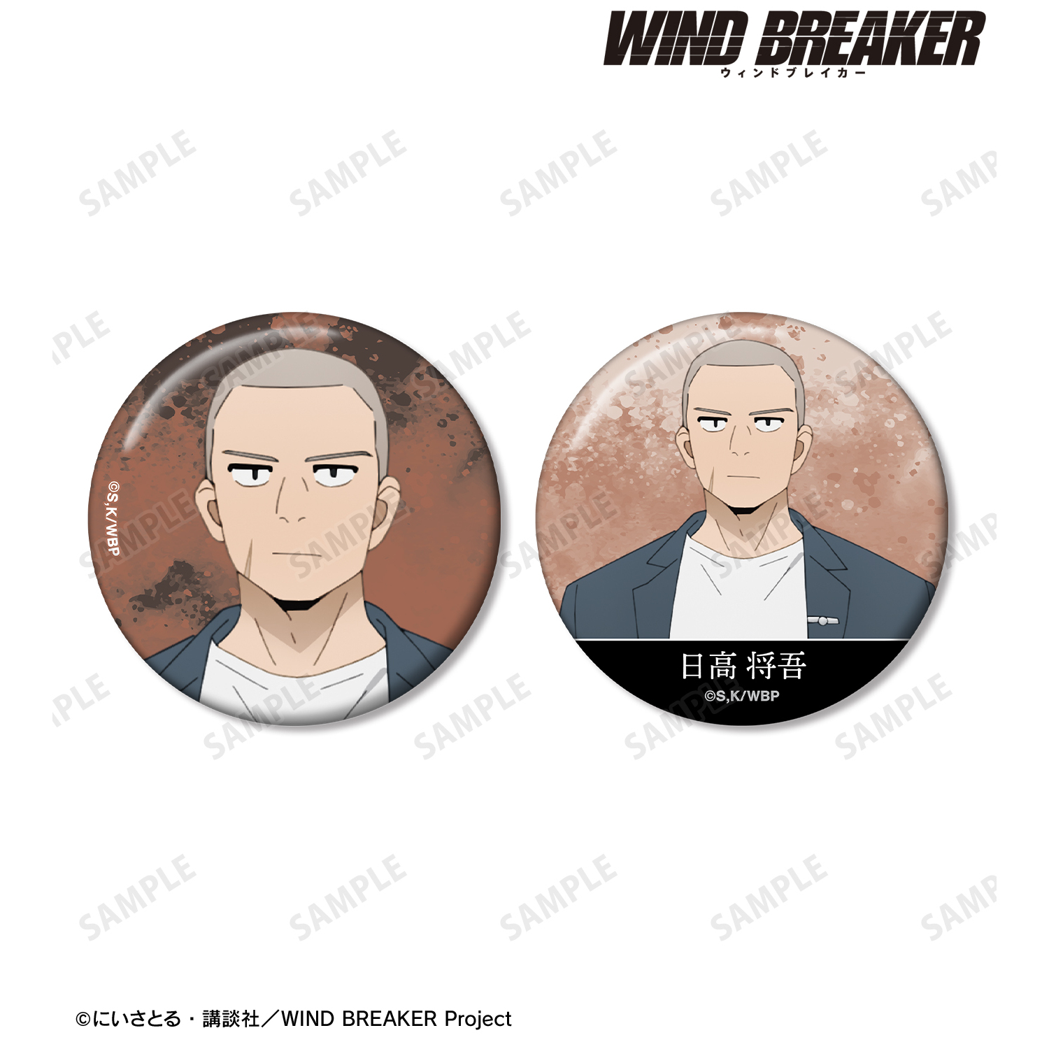 WIND BREAKER_日高 将吾 缶バッジ2個セット