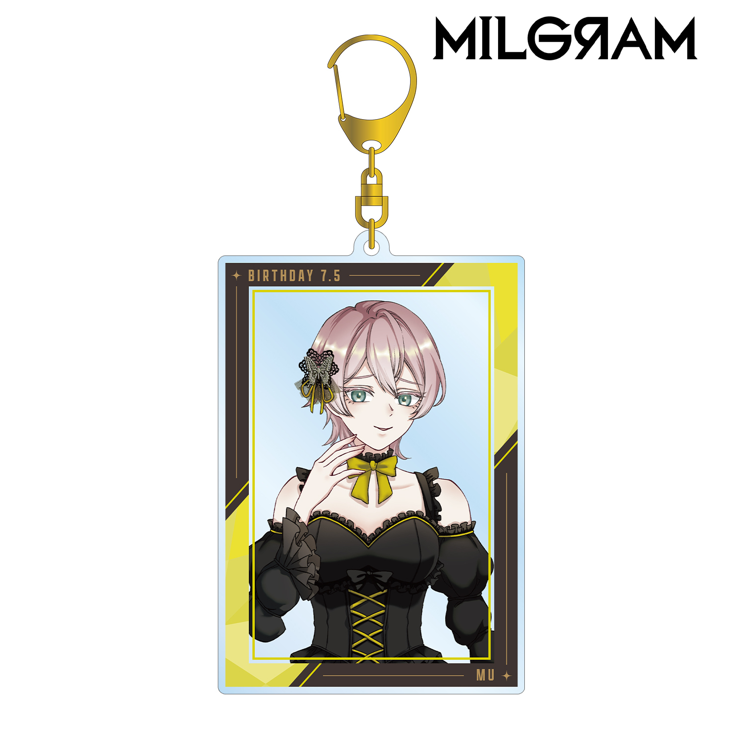 MILGRAM -ミルグラム-_描き下ろし ムウ バースデーver. 第2弾 BIGアクリルキーホルダー