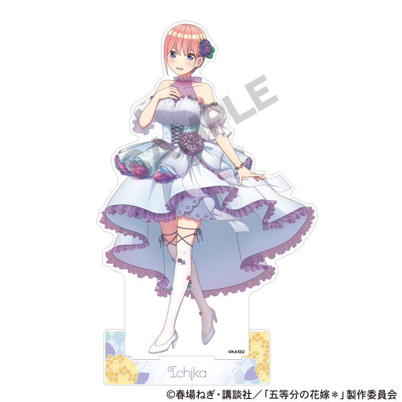 五等分の花嫁＊_BIGアクリルスタンド 中野一花 紫陽花ドレス