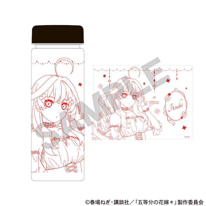 五等分の花嫁＊_クリアボトル　中野五月　紫陽花ドレス