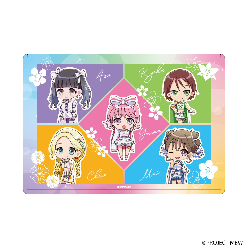 前橋ウィッチーズ_キャラクリアケース01/集合デザイン(ミニキャライラスト)