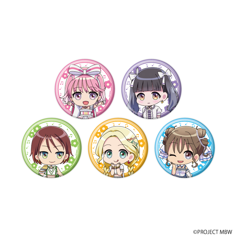 前橋ウィッチーズ_缶バッジ03/コンプリートセット(全5種)(ミニキャライラスト)【コンプリートセット/5個入り】