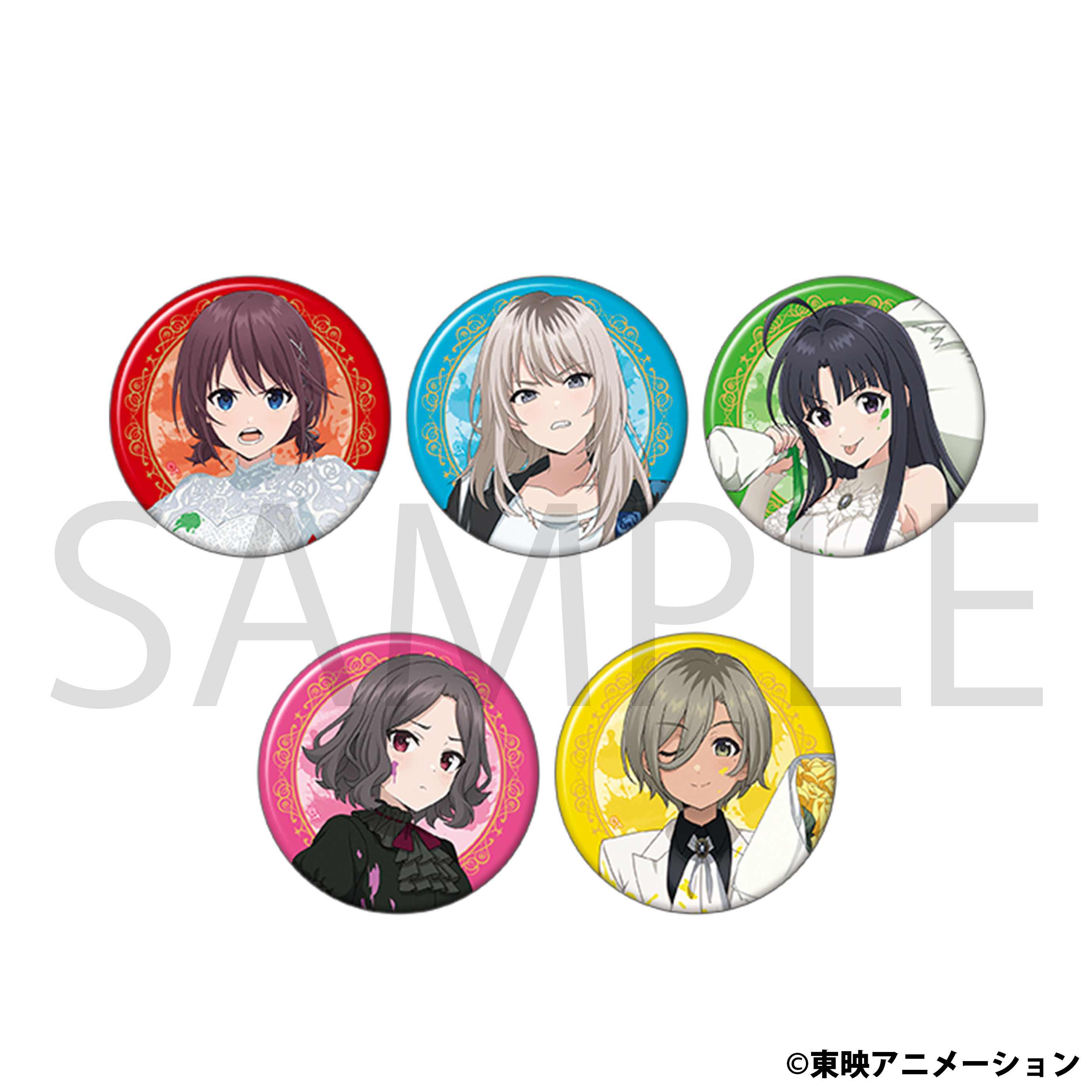 ガールズバンドクライ_キャラバッジコレクション【BOX／5パック入り】