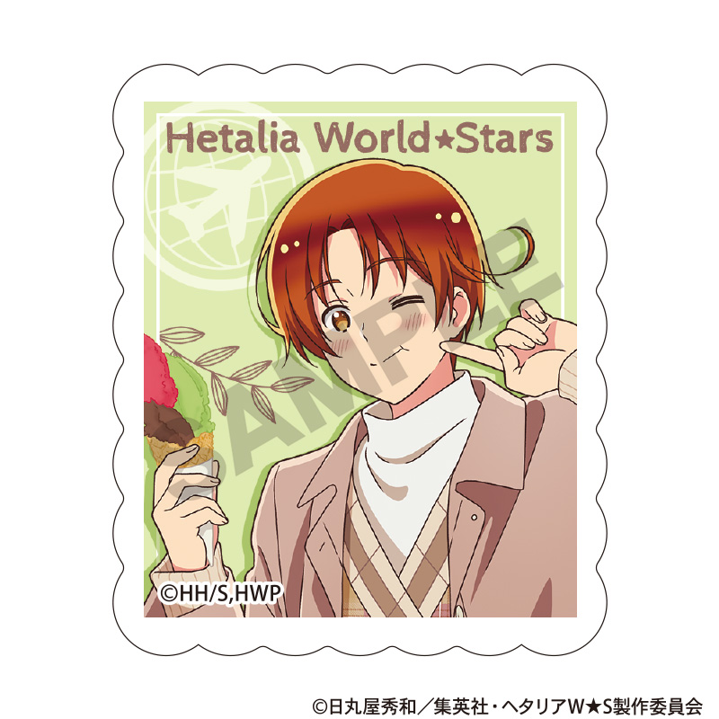 ヘタリア World★Stars_アクリルマグネット　イタリア　食べ歩きグルメ