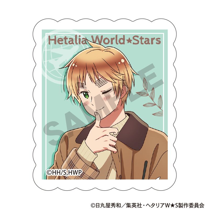 ヘタリア World☆Stars_アクリルマグネット イギリス 食べ歩きグルメ