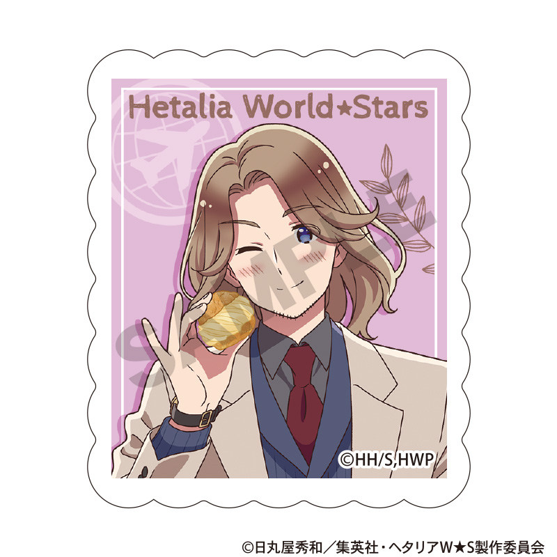ヘタリア World★Stars_アクリルマグネット　フランス　食べ歩きグルメ