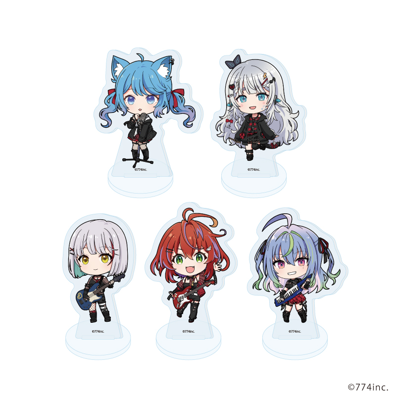 ななしいんく_アクリルぷちスタンド02/コンプリートセット(全5種)(ミニキャライラスト)【コンプリートセット/5個入り】