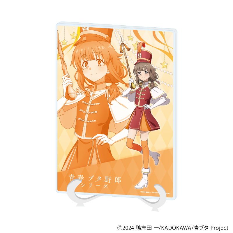 青春ブタ野郎シリーズ_(A5サイズ)_アクリルアートボード02/梓川かえで マーチングバンドver.(描き下ろしイラスト)