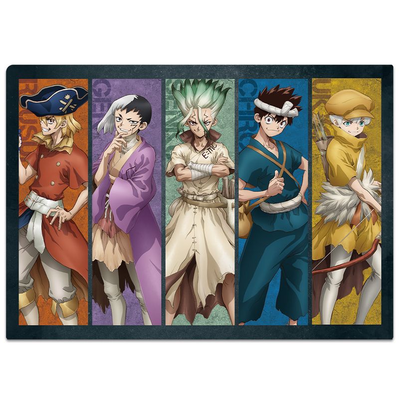 Dr.STONE_クリアファイル 千空&ゲン&龍水&クロム&羽京&ゼノ&スタンリー