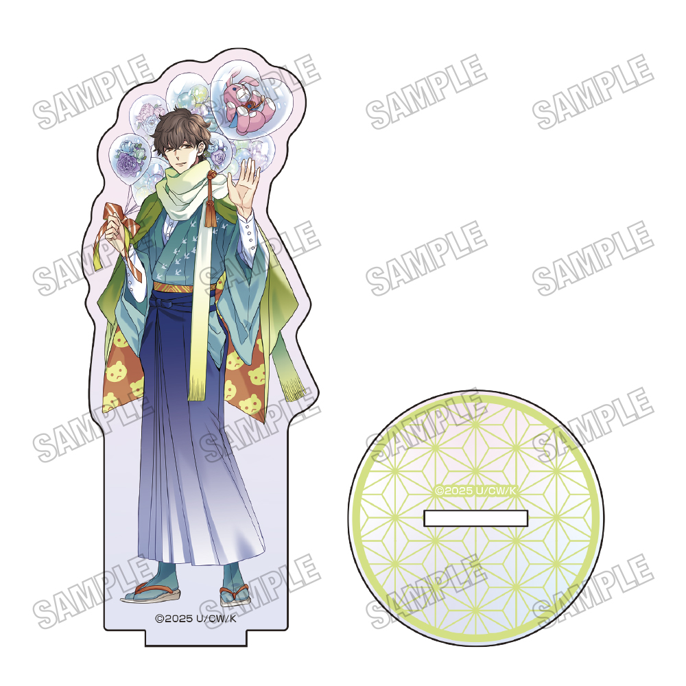BROTHERS CONFLICT_描き下ろしオーロラアクリルスタンド【和装ver.】?朝日奈雅臣