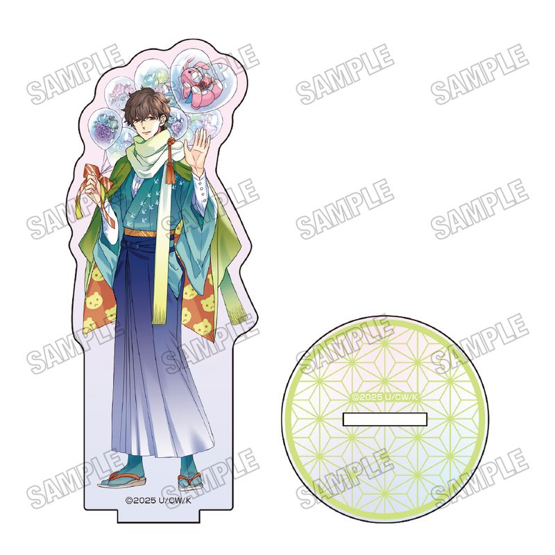 ブラコン 朝日奈 雅臣 BROTHERS CONFLICT_描き下ろしオーロラアクリルスタンド【和装ver.】①