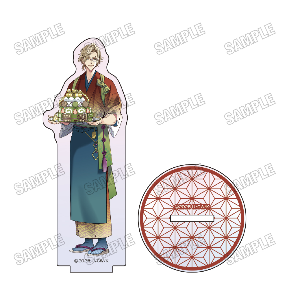 BROTHERS CONFLICT_描き下ろしオーロラアクリルスタンド【和装ver.】?朝日奈右京