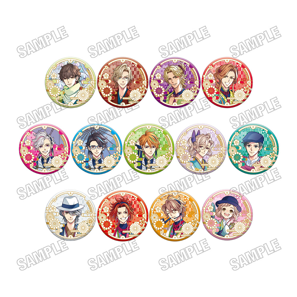 BROTHERS CONFLICT_描き下ろし缶バッジコレクション【和装ver.】　【コンプリートBOX／13個入り】