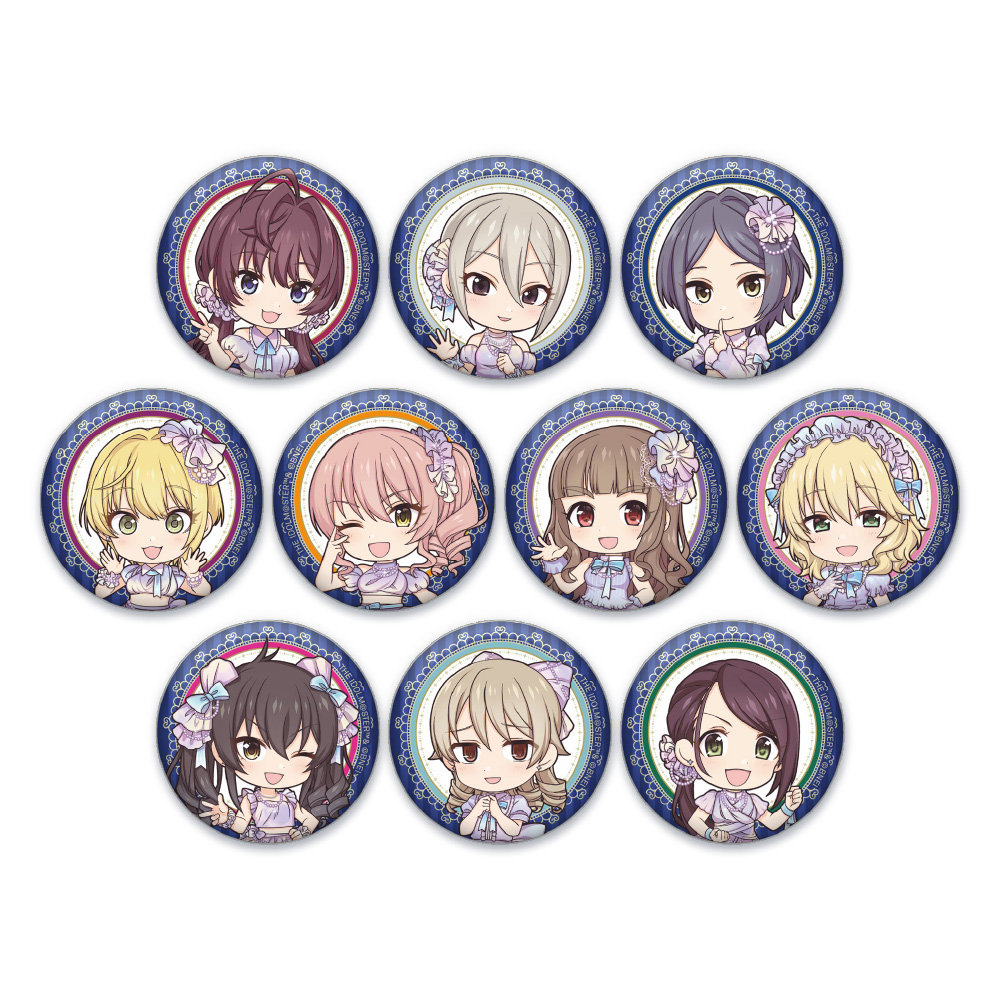 アイドルマスターシンデレラガールズ_ミニキャラ缶バッジ　ランダム10個セット